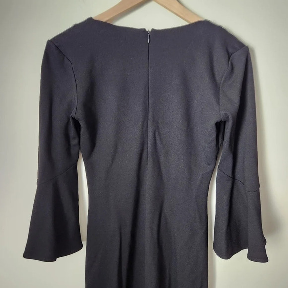 Amanda Uprichard | Fresno Bell Sleeve Mini Shift Dress - Size S - Picture 8 of 12